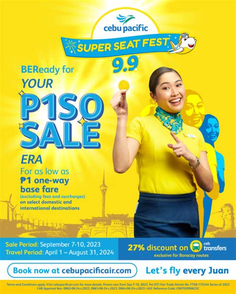 Avail of Cebu Pacific’s Piso Sale Until October 14! .